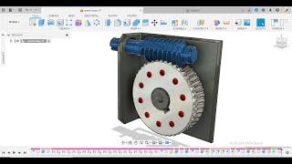 How to Make A Worm  Gear Assembly In Fusion 360 | Fusion 360 Tutorial