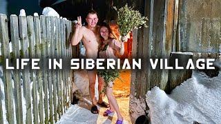 Life in a Siberian Village - bath, dumplings, compote, life, dogs