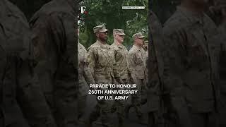 US Army’s Anniversary 250th Parade Rings Out with Rifles and Trumpets | Subscribe to Firstpost |N18G