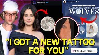 After Justin Bieber posted a moon Selena posted one too then JB got a moon tattoo. Hailey's furious!