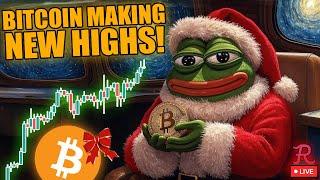 BITCOIN LIVE : BTC ALL TIME HIGH! $108,000 AND CLIMBING! AAPL, GOOGL, TSLA ATH