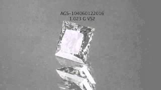 1 carat Super Ideal A CUT ABOVE® Princess Diamond