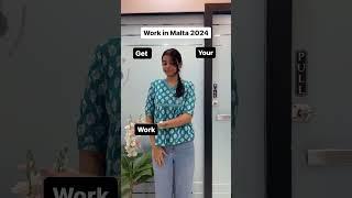 WORK IN MALTA 2024 #Videshwala #malta #europe