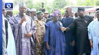 Borno Flood: Tinubu Visits IDP Camp In Maiduguri, Pledges FG's Support