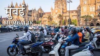 Mumbai Nightlife Ambience  - REAL India Walking Tour 4K