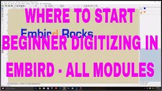 Beginner Digitizing Where do I start in Embird? EMBIRD TUTORALS FREE