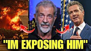 Gavin Newsom PANICS After Mel Gibson DROPS BOMBSHELL About “Hollywood FIRES”