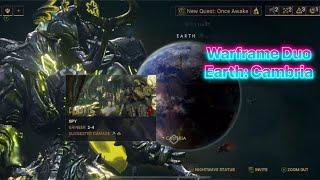 Warframe Duo Earth: Cambria #warframe #gameplay