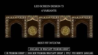 #220 Led Screen Design 73 | 6 Variants | Led Mapping | By Musicom