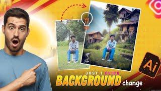 Viral ai background change photo editing || background change by ai || photo editing