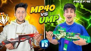 Mp40 Vs Ump Which Gun Is Best? Winner Gets Gold Chain  1 Vs 1 - Garena Free fire