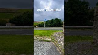 Scotland-England Border! ️ #Scotland #England #UKBorder #TravelVlog #ExploreBritain #ScenicViews