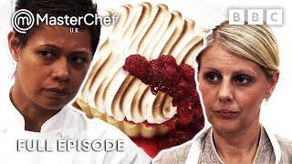 The Swiss Meringue Tart Skill Challenge | The Professionals | Full Episode | S04 E15 | MasterChef UK