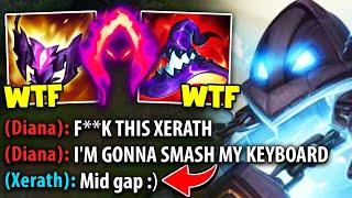 I made this poor Diana have a Mental Breakdown in all chat... (SHE GOT ABUSED)