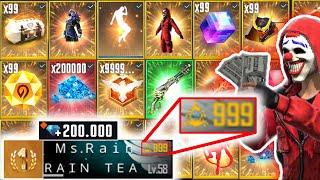 Spending 200.000!! Diamonds  in Free Fire - look how it became