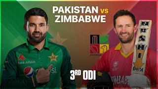  Live: Pakistan Vs Zimbabwe Live – 3rd ODI | PAK Vs ZIM | Pakistan Live Match Today - 1ST INNINGS