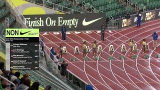 Girls Championship 100m Final Heat 2 - Nike Outdoor Nationals 2025 [Full Race Replay]