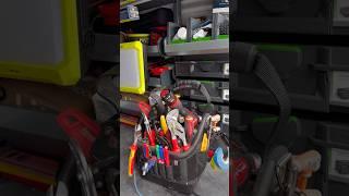 Electrician has a tidy van!! #electrican #tools #asmr