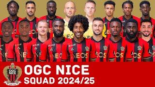 OGC NICE Full Squad For Season 2024/25 | OGC Nice | FootWorld