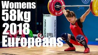 Womens 58kg 2018 European Weightlifting Championship