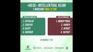 «Hilol» intellektual klubining birinchi mavsum final oʻyini