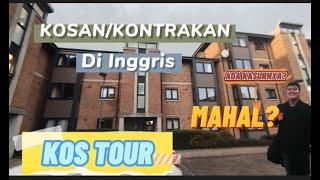 HARGA KOST-AN/KONTRAK RUMAH DI INGGRIS|FLAT TOUR| BOWSDEN COURT