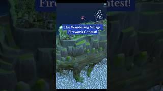 Crazy firework contest in The Wandering Village  #thewanderingvillage #gaming #citybuilder