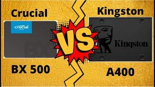 Kingston A400 Vs Crucial BX500 SSD Comparison | Unboxing of Crucial RX 500 SSD | In Hindi | 2021