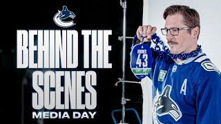 Behind the Scenes at Canucks Media Day