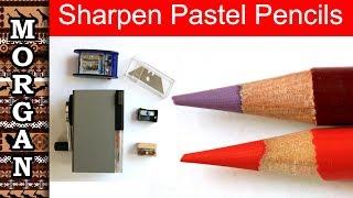 How to sharpen pastel pencils - Pastel pencils for beginners - Jason Morgan wildlife art