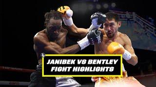 Janibek Alimkhanuly vs Denzel Bentley FIGHT HIGHLIGHTS | BEST MIDDLEWEIGHT ON THE PLANET?