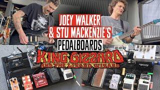 King Gizzard & the Lizard Wizard Pedalboards for Joey Walker & Stu Mackenzie