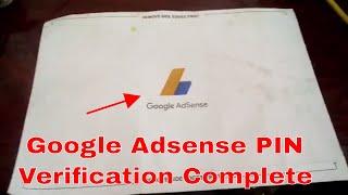 youtube - google adsense pin verification complete procedure in hindi