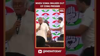 Sonia Gandhi Walks Out Of The Press Conference In The Middle Of Cong PC | Lok Sabha Results 2024