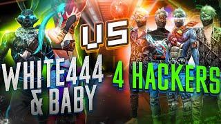 @WHITE444YT  & BABY vs 4 HACKERS