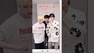 #enhypen different height lines  #shorts #jungwon #sunoo #sunghoon #ni_ki