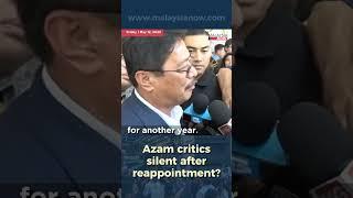 Azam critics silent after reappointment? | 12 May 2023 #berita #news #shorts