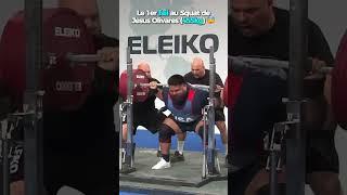 When jesus Olivares rarely failed on 455kg squat- great example of reactive spotters!