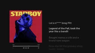 The Weeknd, Daft Punk - Starboy (Lyrics)