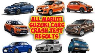 All MARUTI SUZUKI cars Crash Test video || Baleno, Brezza, Ciaz, Swift, Dzire, Scross, Alto, etc