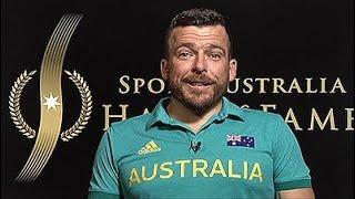 Kurt Fearnley accepts 2018 Sport Australia Hall of Fame “Don” Award