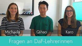 Sind chinesische Deutschlerner ruhiger als südamerikanische? | Qihao interviewt Karo und Michaela