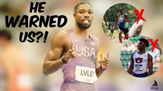 Did ALL of this just PROVE Noah Lyles is RIGHT?! || Somebody had to address this