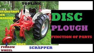 Disc Plough Parts and Functions.