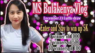 MS Bulakenya Vlog | Enter and Stay to Get Entries