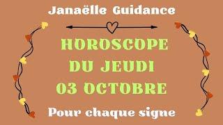  Horoscope du jeudi 3 octobre pour chaque signe 