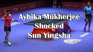 How Ayhika Mukherjee’s Setup Shocked Sun Yingsha | Pips & Antispin Table Tennis Blade