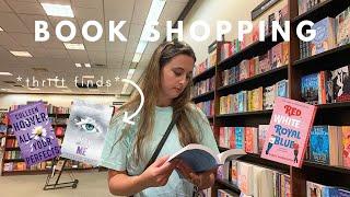 come book shopping with me *thrifting + book haul* 