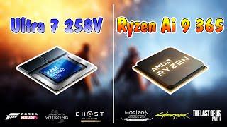 Laptop Ultra 7 258V vs Laptop Ryzen Ai 9 365