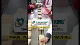 Maggi production line | Maggi pouch packaging machine | KP Automations packaging machine | #maggi